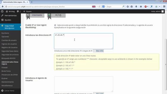 All In One WP Security & Firewall: Funcionalidad de la Lista negra смотреть онлайн