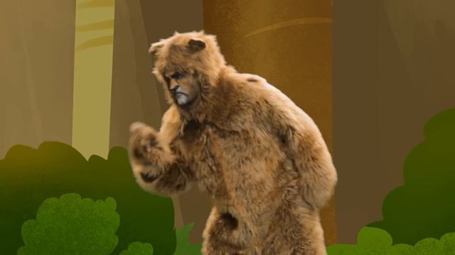 Il Leone, Il Topo E L'orso Dormiglione | Storie Per Bambini Cartoni Animati I Fiabe E Favole