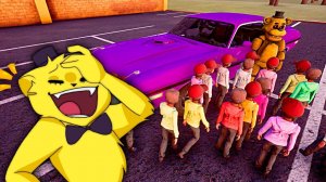 FNAF PLAY Засунул Школьника в Костюм Голден Фредди  Автон Вернулся