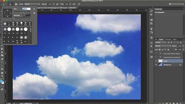 Easiest Way to Make Cloud Animals in Photoshop in 60 Seconds (Silent) смотреть онлайн