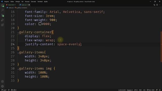 Criando uma galeria de fotos com HTML, CSS e FLEXBOX | speed code 09 смотреть онлайн