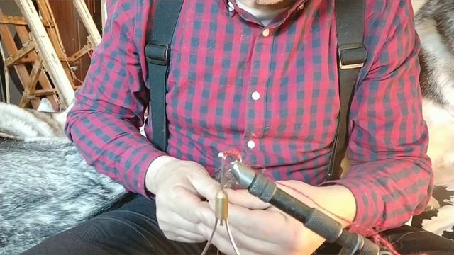 Авторская мушка на крупного хариуса, для холодной воды.