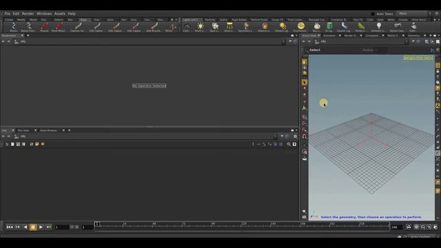 Как в Houdini вернуть панели и вьюпорт в прежний вид? смотреть онлайн