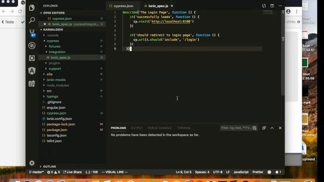 1. Setup cypress for ionic part 1 смотреть онлайн