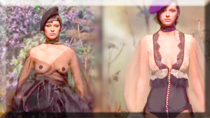 Fashion for the Witches' Sabbath in the dark forest