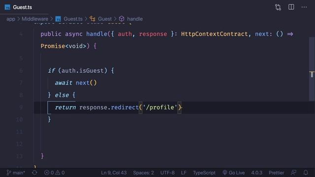 14 AdonisJS crash course (Build Instagram Clone) - custom guest middleware смотреть онлайн