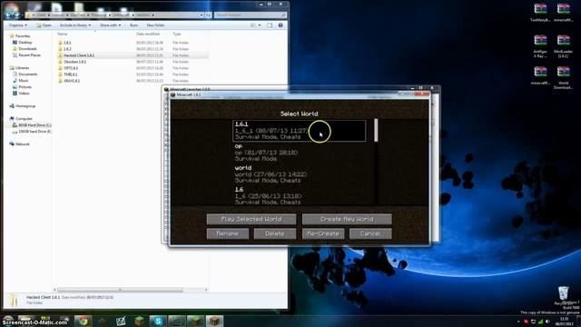 How to install Hacked Clients for Minecraft [1.6.1/1.6.2] смотреть онлайн