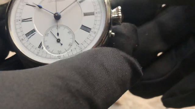 Четвертной репетир + хронограф LE PHARE («Ле Фар»). Переделка из карманных часов. смотреть онлайн