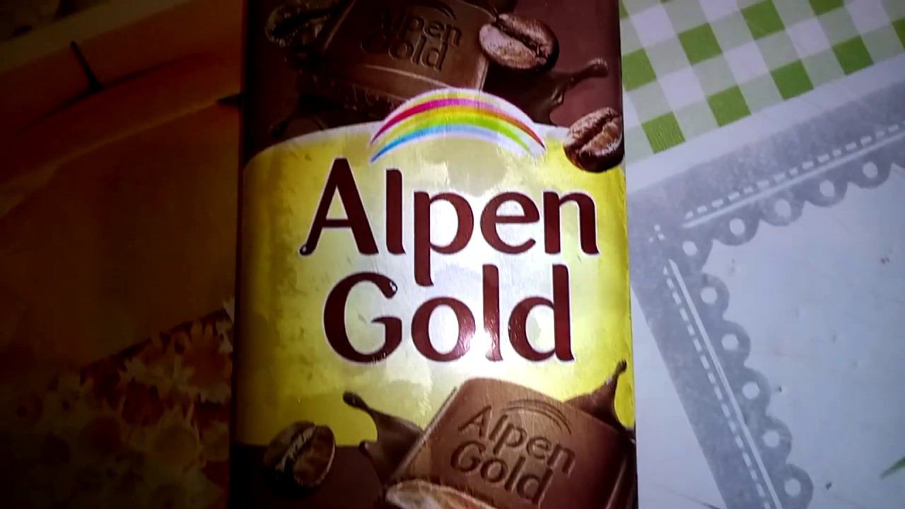 Шоколад Alpen Gold капучино 90гр