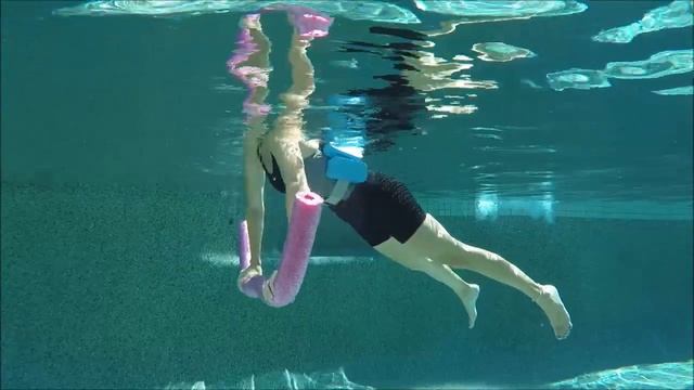 Aqua Fitness DEEP water pool exercise with a Noodle - FULL Workout- ADVANCED! 45 min- Core & Cardio смотреть онлайн