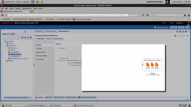 07. Deploying a Service Bus Application to Oracle SOA Cloud Service смотреть онлайн
