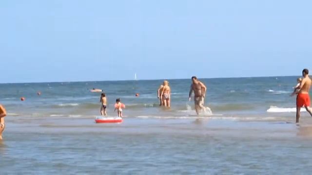 Rimini Beach Italy Римини пляж  2013