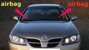 Снятие подушек безопасности Nissan Almera N16