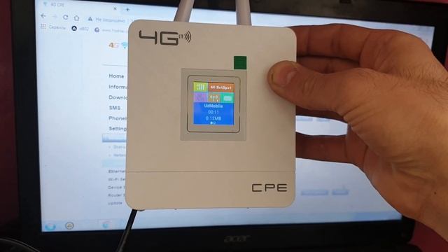 CPE 4G MODEM как настроить интернет смотреть онлайн