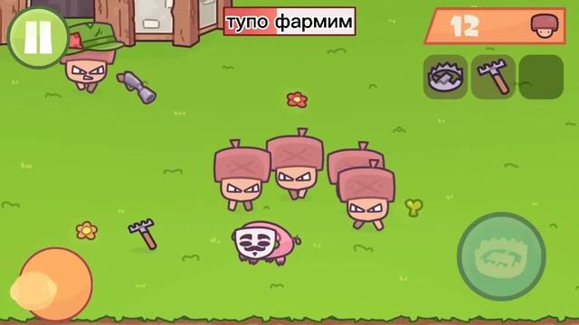 1# Игра про Свинку! Oink Defense! смотреть онлайн