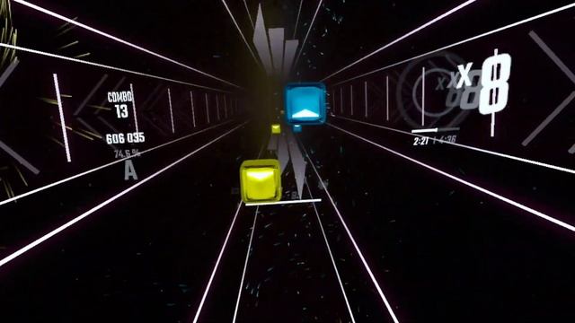 Играем в очки виртуальной реальности игра BeatSaber 3 часть