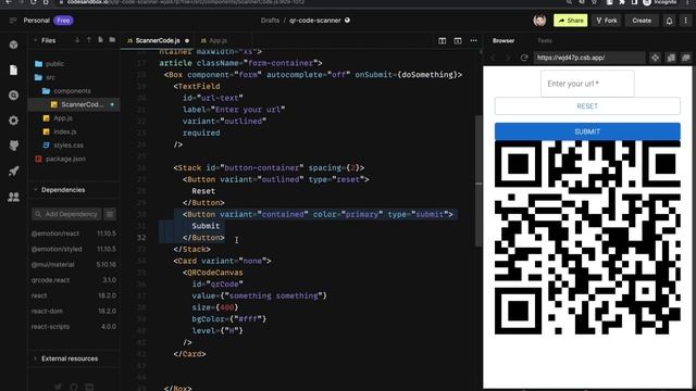 Building "QR Code Generator" App in React from scratch | ASMR Programming #CodeInPeace смотреть онлайн