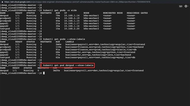 6 2 Lab Labels & Selectors смотреть онлайн