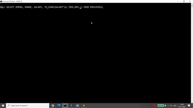 SQL-Lecture-20 (Conversion Functions - Implicit & Explicit Function - To_Char, To_Number & To_Date) смотреть онлайн