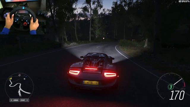 Porsche 918 Spyder - Forza horizon 4 | Logitech g29 Gameplay смотреть онлайн