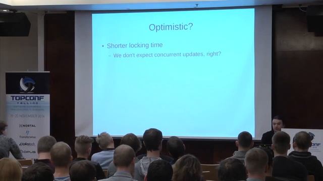 Shared Database Concurrency @ Topconf Tallinn 2014 смотреть онлайн