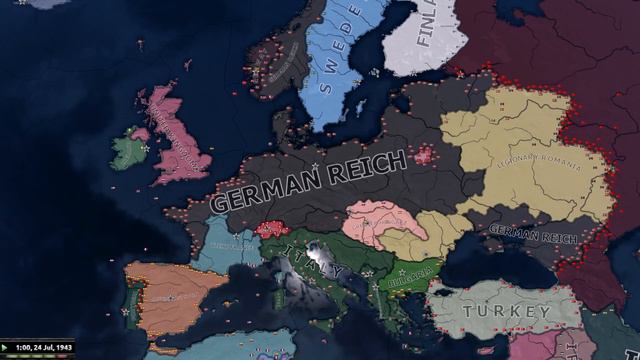 Hearts of Iron IV but Poland is in the Comintern Timelapse смотреть онлайн
