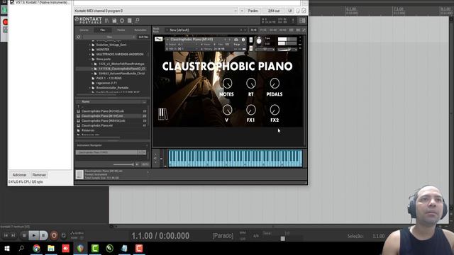 CLAUSTROPHOBIC PIANO - TIMBRE MARAVILHOSO #kontakt смотреть онлайн