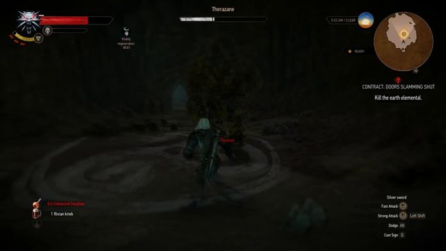 The Witcher 3 : How to kill Therazane ( Achievement ) - Contract : Doors Slamming Shut смотреть онлайн