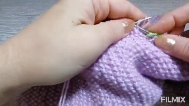 Капор с манишкой и воротником без расчёта подробно для начинающих смотреть онлайн