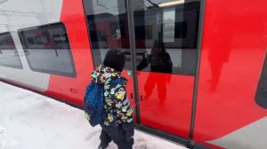 Едем и делаем обзор на электричку Ласточка