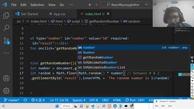 Javascript Tutorial to Generate Random Number Between any Two Numbers Using Math Module смотреть онлайн