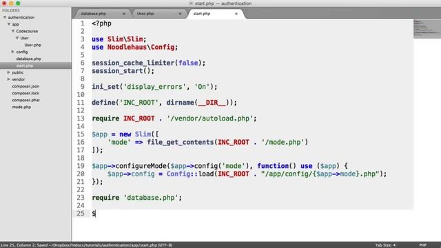 PHP Authentication: User Model (7/30) смотреть онлайн