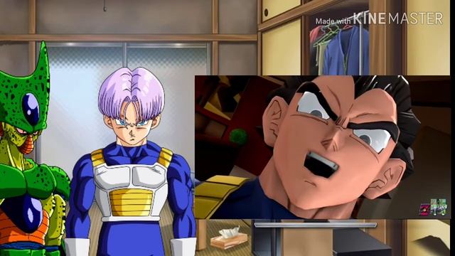 HE DRESSED UP AS A SAIYAN?!?! | CELL AND TRUNKS REACT TO SAIYAN ISLAND BY DEVIL ARTEMIS смотреть онлайн