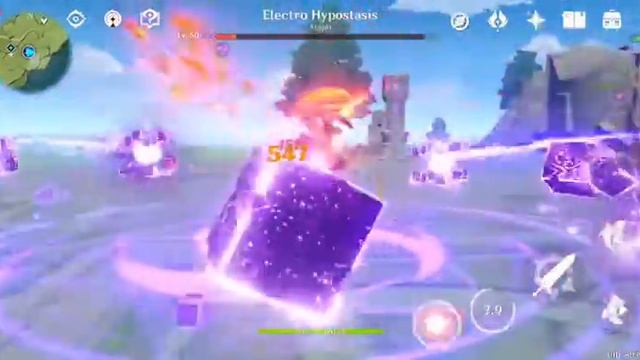 Only Diluc and Jean defeating Electro Hypothesis Bos (Genshin Impact) смотреть онлайн