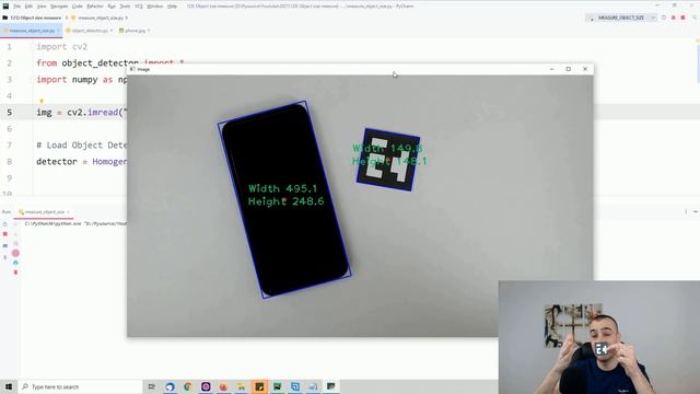 Measure the size of an object | with Opencv, Aruco marker and Python смотреть онлайн