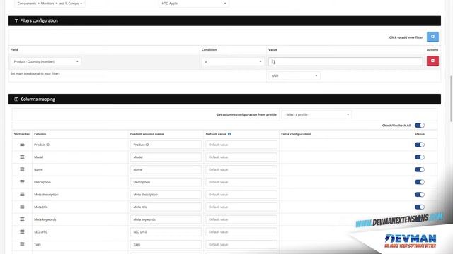 Opencart Import/Export PRO - Lesson 02 - Creating an export profile смотреть онлайн