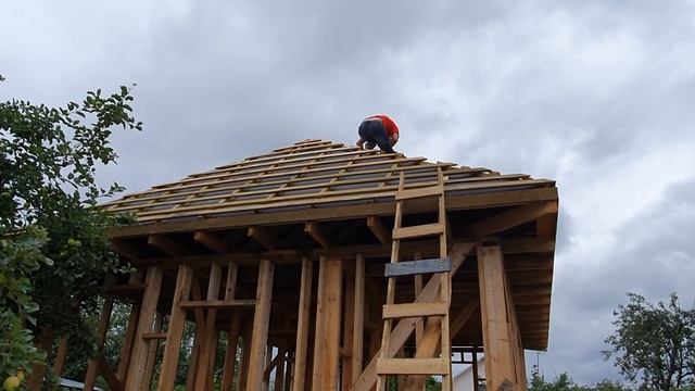 How Russians Build Houses: What can be seen from our new roof? Different Russia 2019 смотреть онлайн