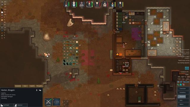 Rimworld Alpha 8 "The Metal Age" Mod Ep 7, Start of the long winter. смотреть онлайн