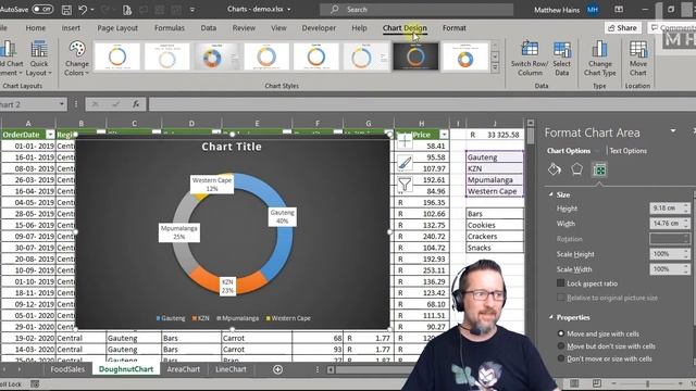 Level 2 Excel Lesson 7: Charts and graphs in Excel смотреть онлайн