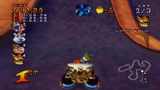 Crash Nitro Kart PS2 Playthrough / Walkthrough Gameplay смотреть онлайн