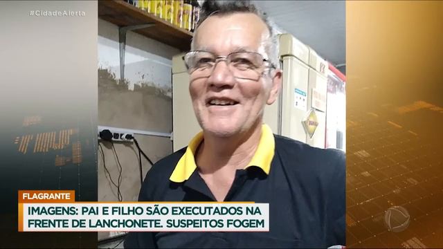 Câmeras de monitoramento registram assassinato de pai e filho em lanchonete смотреть онлайн