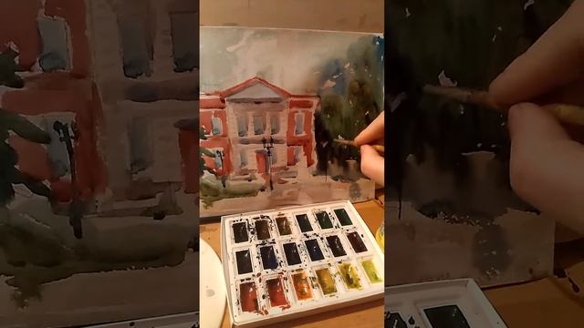 рисую акварель. 2 часть смотреть онлайн