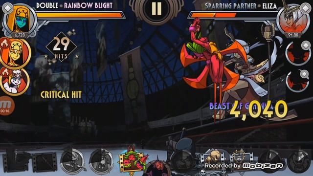 Skullgirls Mobile - Double Basic to Advanced Combos смотреть онлайн