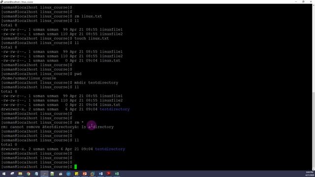 Linux CLI basic commands - Move/Rename, remove files and directories (Hindi/Urdu) - Part6 смотреть онлайн