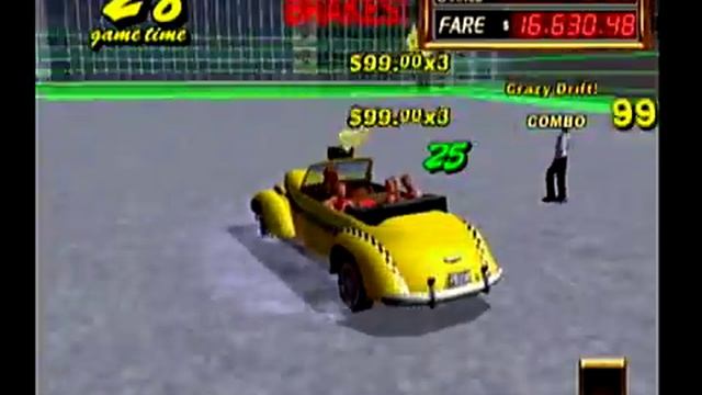 Crazy Taxi 2 - Small Apple Crazy Rank - 1'55 смотреть онлайн