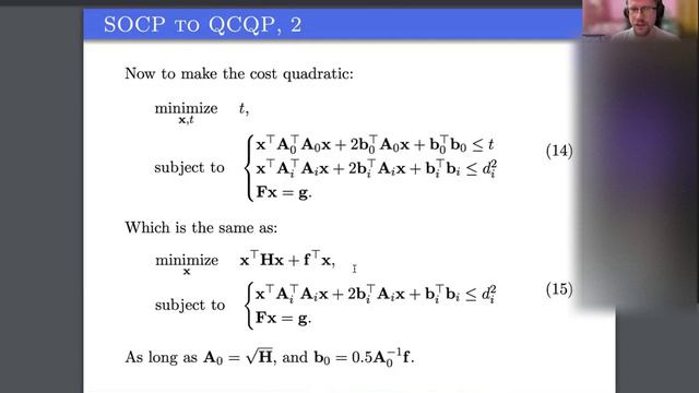 Выпуклая оптимизация. Лекция 8 - SOCP смотреть онлайн