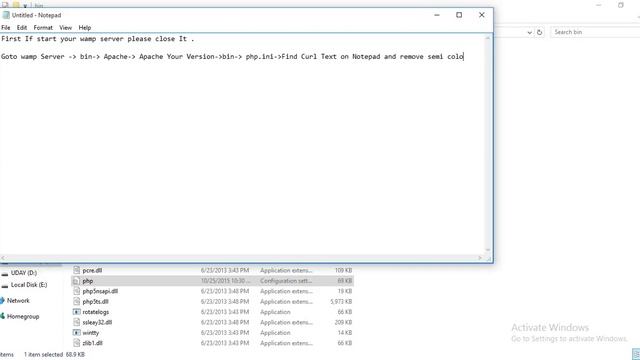 How to /Curl on/ on wamp Server. смотреть онлайн