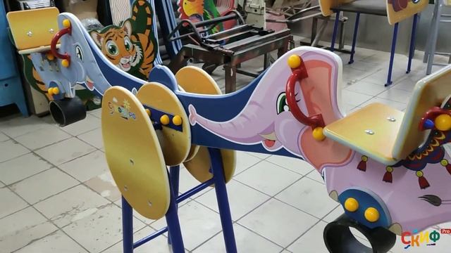 Обзор: Качалка балансир "Слоники" ИО 118 #детскиеплощадки смотреть онлайн