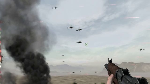 ArmA 2 OA Huge Helicopter Battle смотреть онлайн