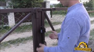 Забор, ворота и калитка из сетки Рабица изготовление и установка